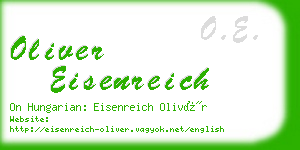 oliver eisenreich business card